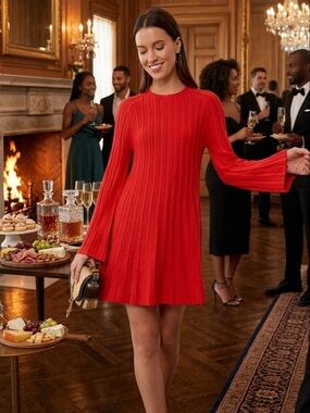 TUCKERNUCK Red Adi Dress